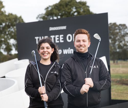 Event and promotional staff for Bridgestone's golf campaign